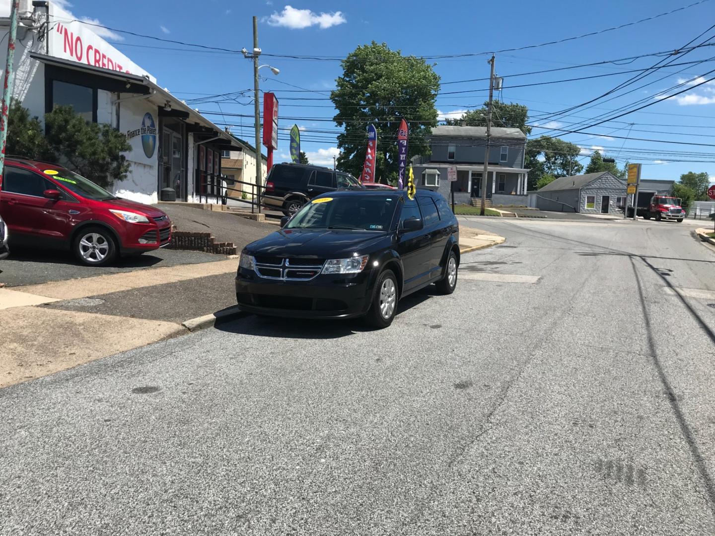 2016 Black /Black Dodge Journey SE (3C4PDCAB2GT) with an 2.4 V4 engine, Automatic transmission, located at 577 Chester Pike, Prospect Park, PA, 19076, (610) 237-1015, 39.886154, -75.302338 - Photo#1